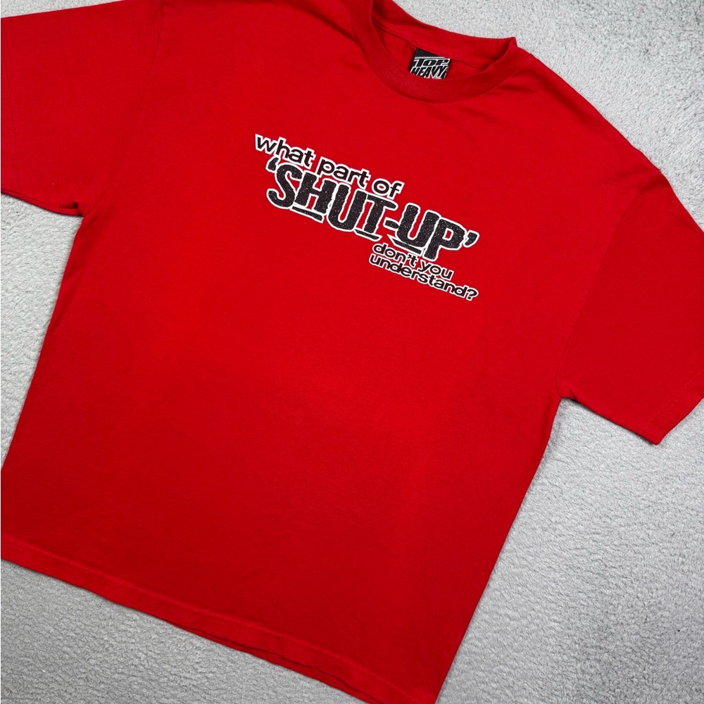 Vintage y2k funny humor sarcasm text T-shirt